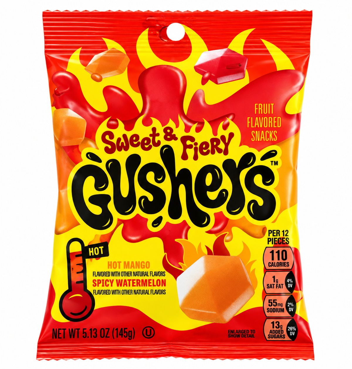 Gushers Sweet & Fiery Spicy Watermelon Mango – 5.13 oz