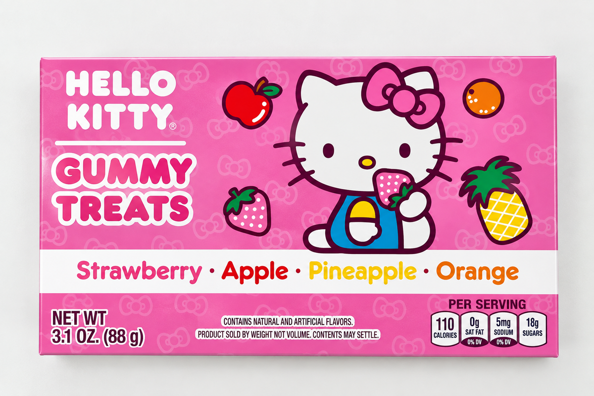 Hello Kitty Gummy Treats Theater Box – 3.1 oz