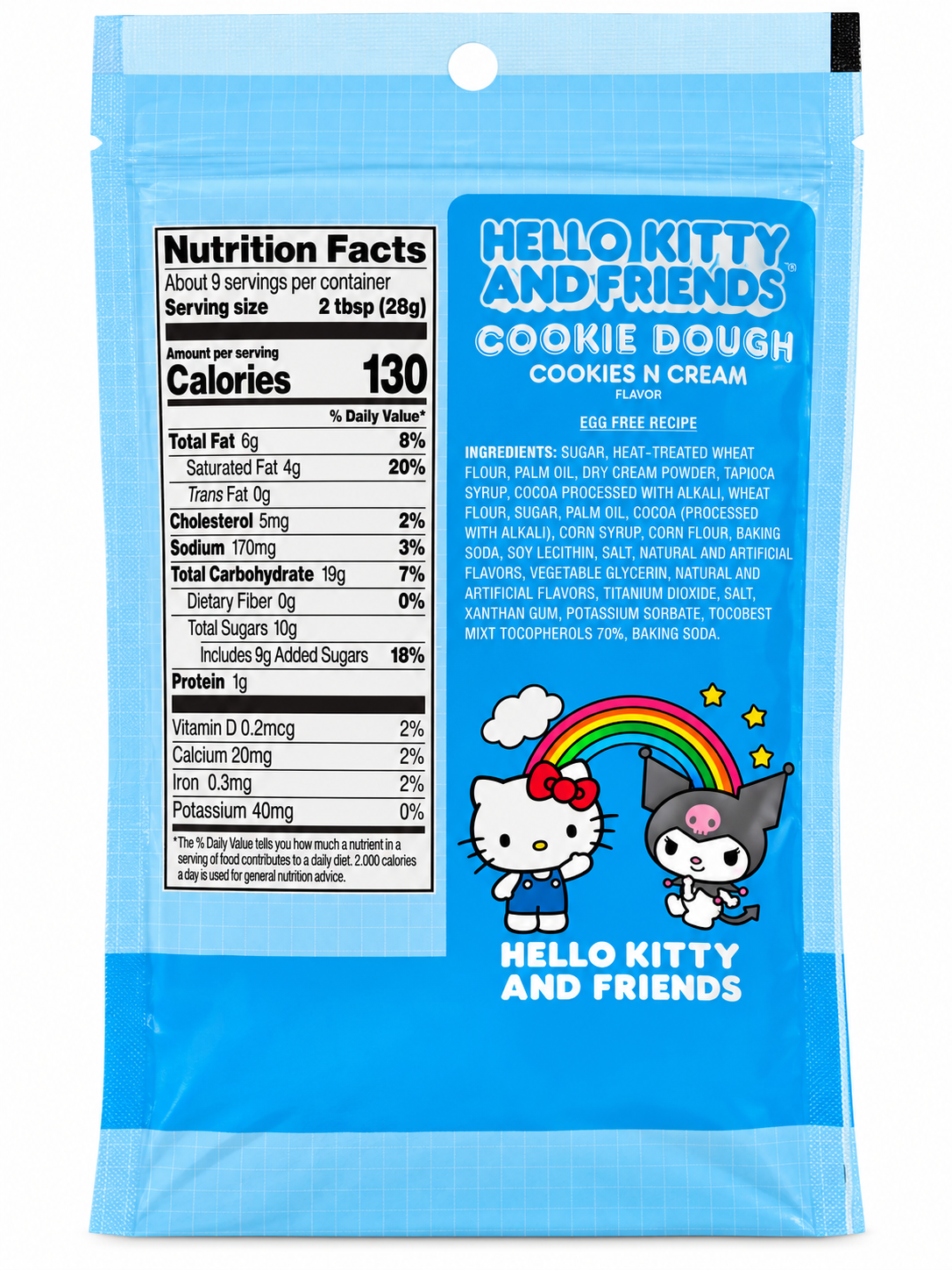 Hello Kitty & Friends Cookies N' Cream Cookie Dough – 8.5 oz