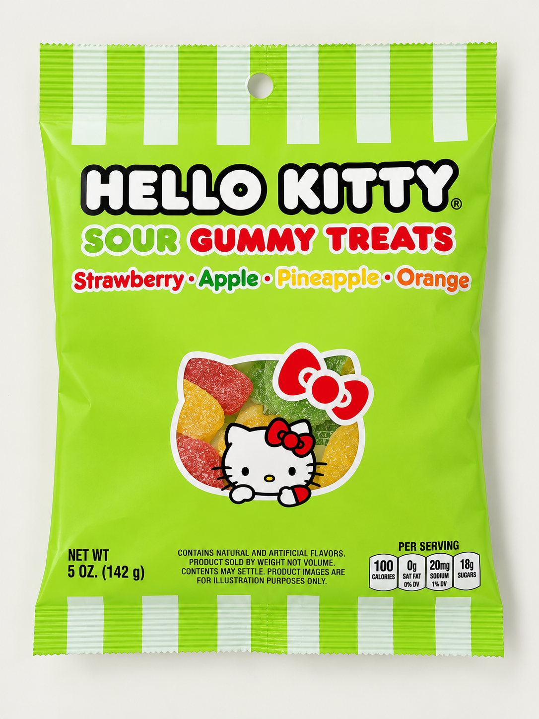 Hello Kitty Sour Gummy Treats – 5 oz