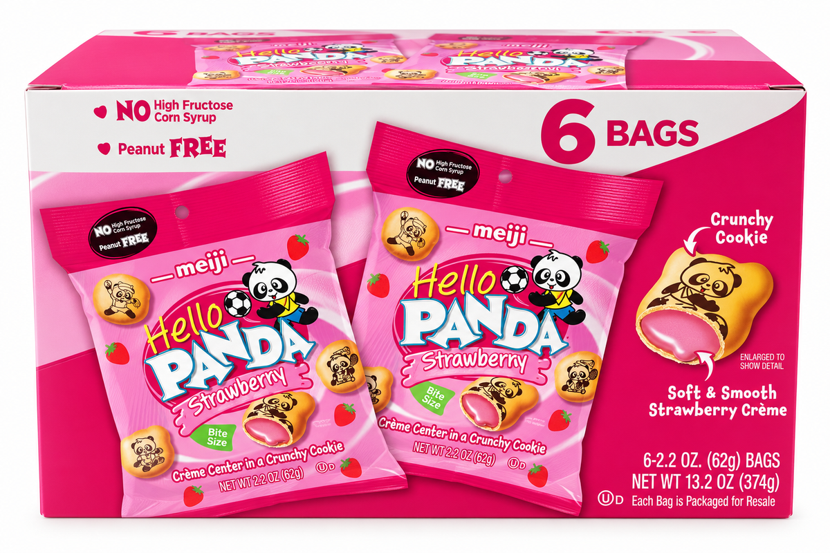 Meiji Hello Panda Minis – 2.2 oz