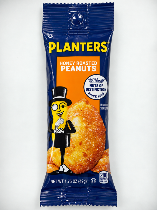 Planters Salted Honey Roasted Peanuts – 1.75 oz