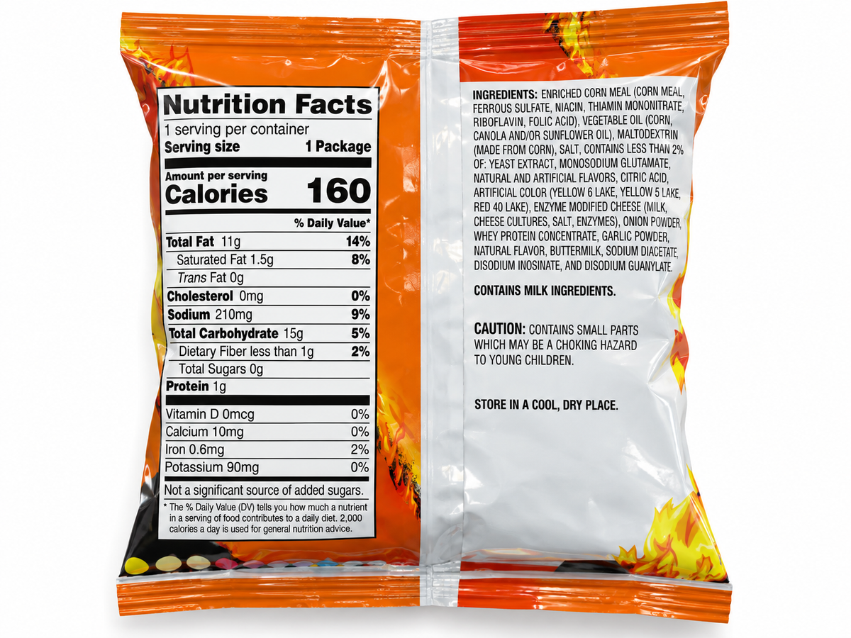 Cheetos Flamin’ Hot Crunchy – 1 oz