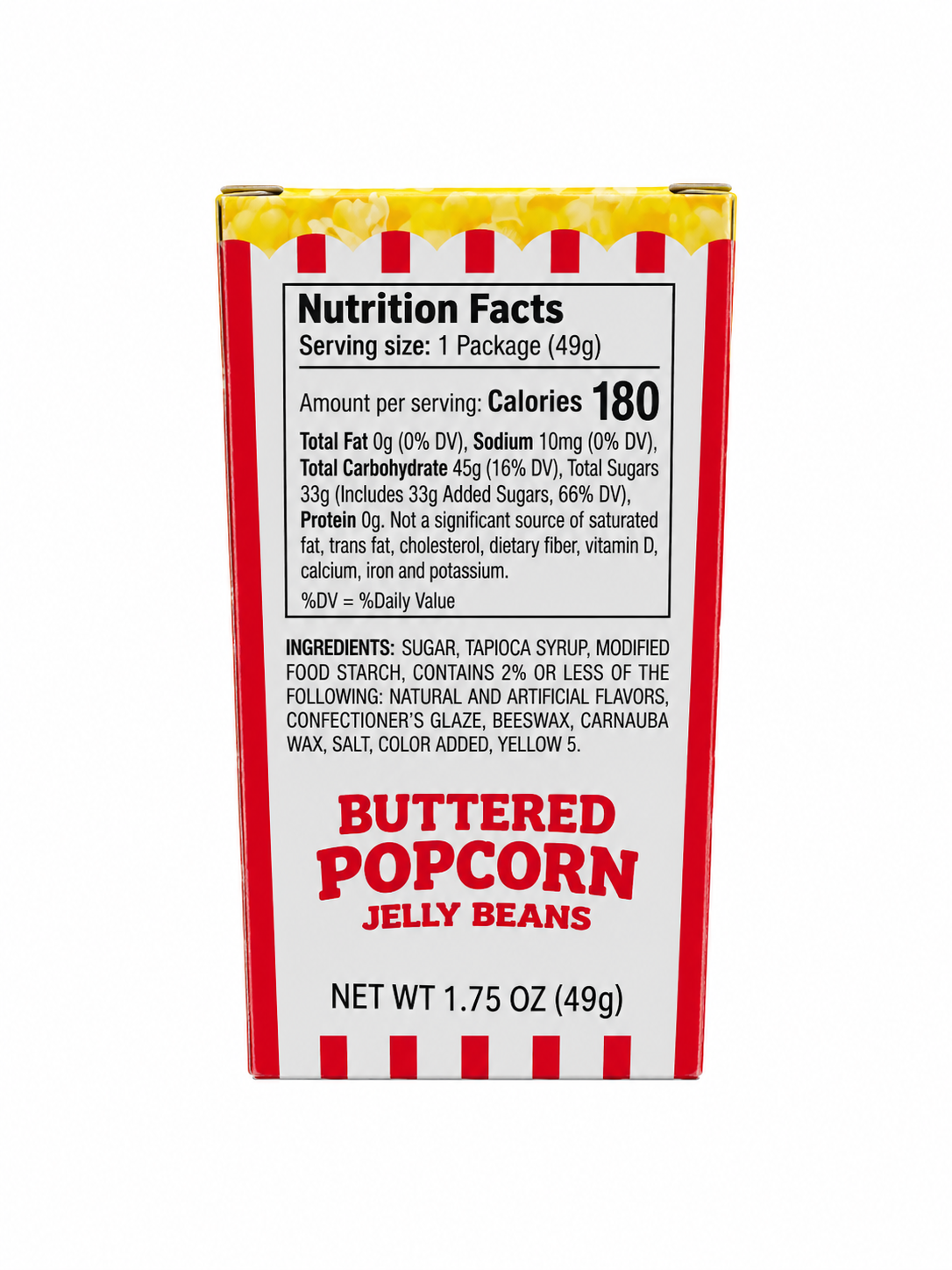Jelly Belly Buttered Popcorn Jelly Beans – 1.75 oz