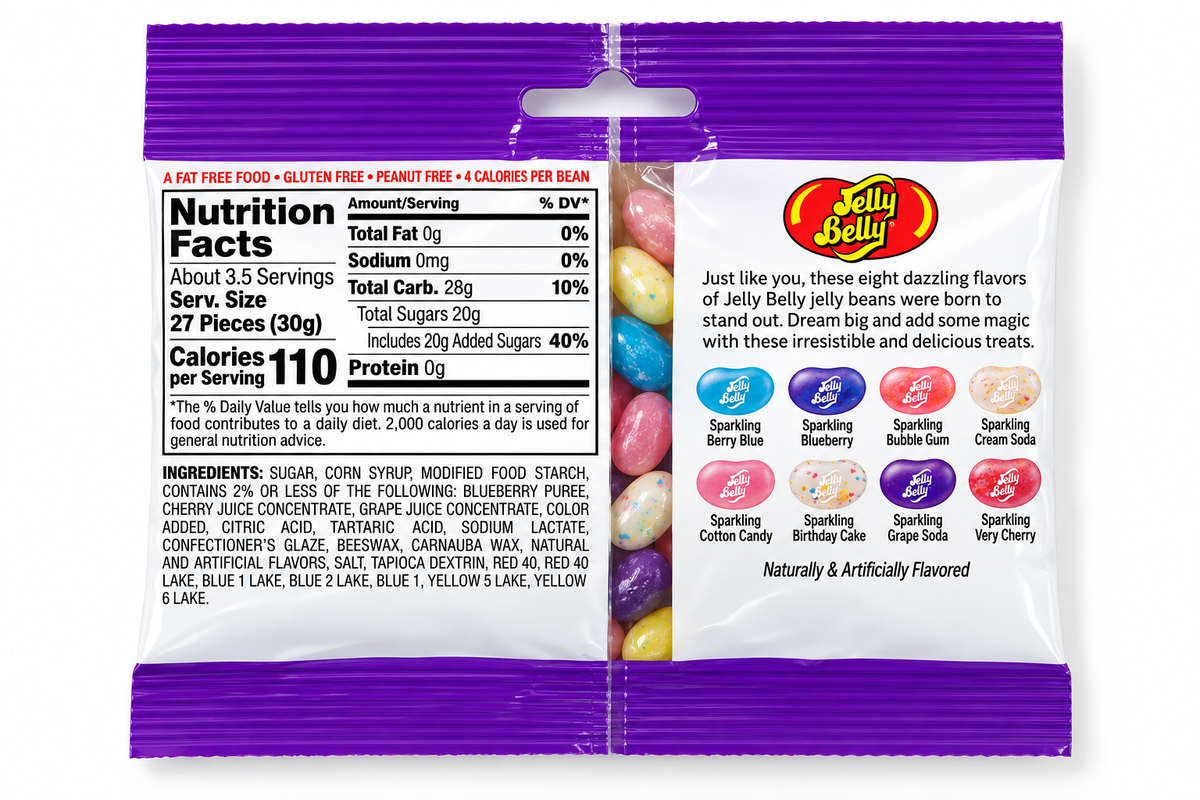 Jelly Belly Unicorn Mix Sparkling Jelly Beans – 3.5 oz