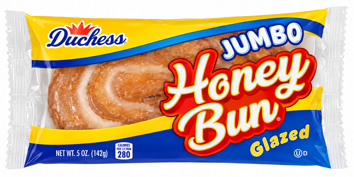 Duchess Glazed Honey Buns – Choose Your Size