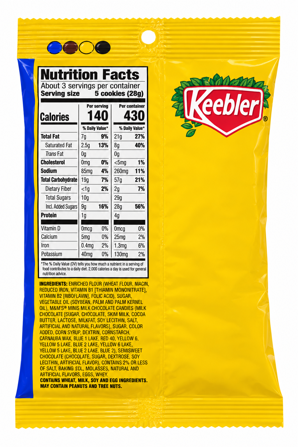 Keebler Chips Deluxe Minis with M&M’s Minis – 3 oz