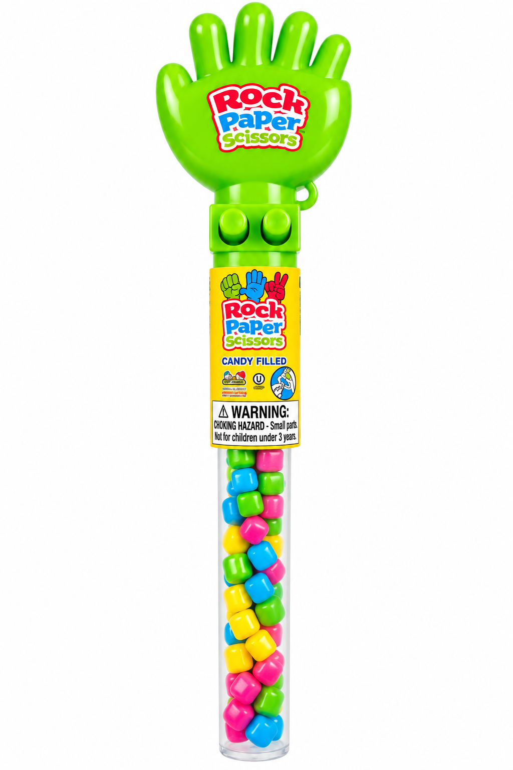 Kidsmania Rock Paper Scissors Candy-Filled Toy