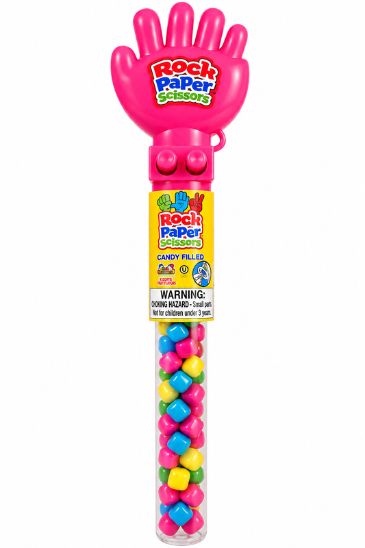 Kidsmania Rock Paper Scissors Candy-Filled Toy