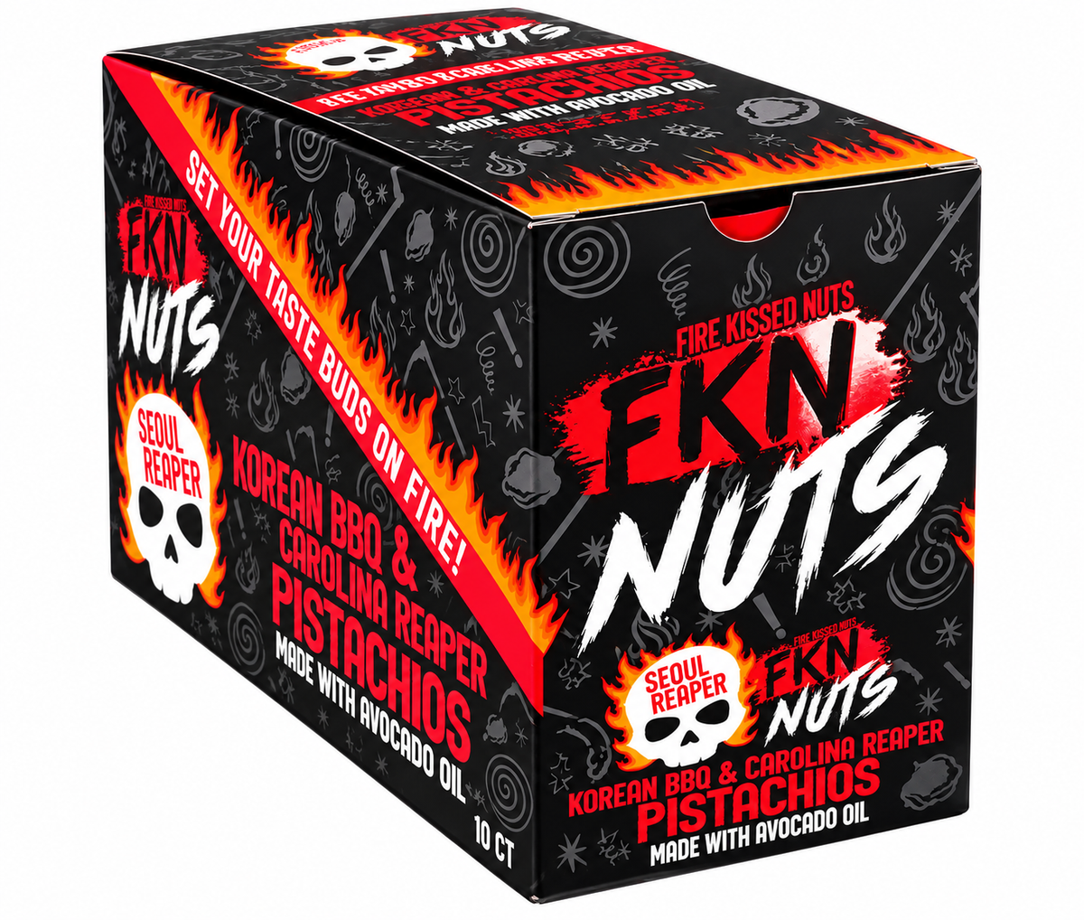 FKN Nuts Korean BBQ & Carolina Reaper Pistachios