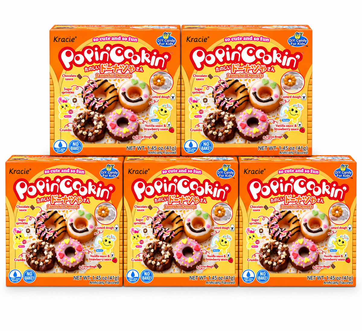 Kracie Popin’ Cookin’ Donuts DIY Candy Kit – 1.4 oz
