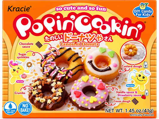 Kracie Popin’ Cookin’ Donuts DIY Candy Kit – 1.4 oz