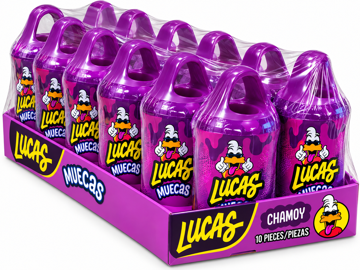 Lucas Muecas Chamoy Lollipop with Chili Powder -0.88oz