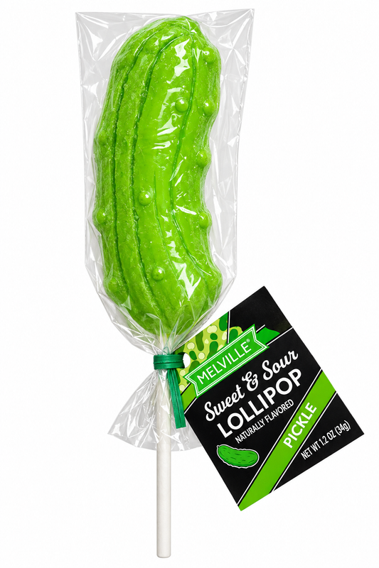 Melville Sweet & Sour Pickle Lollipop – 1.2 oz