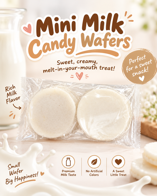 Mini Milk Candy Wafers
