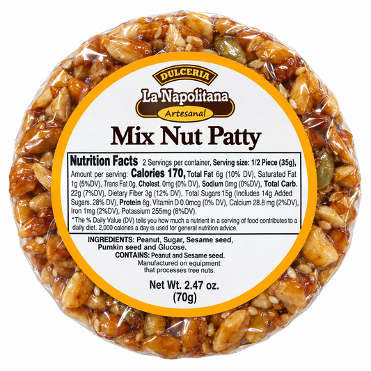 La Napolitana Mixed Nut Patty La Napolitana 2.47oz
