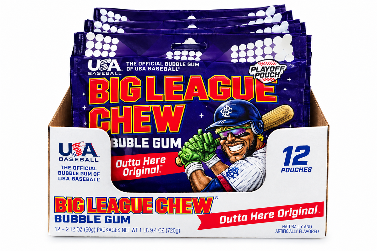 Big League Chew Outta’ Here Original Bubble Gum – 2.12 oz