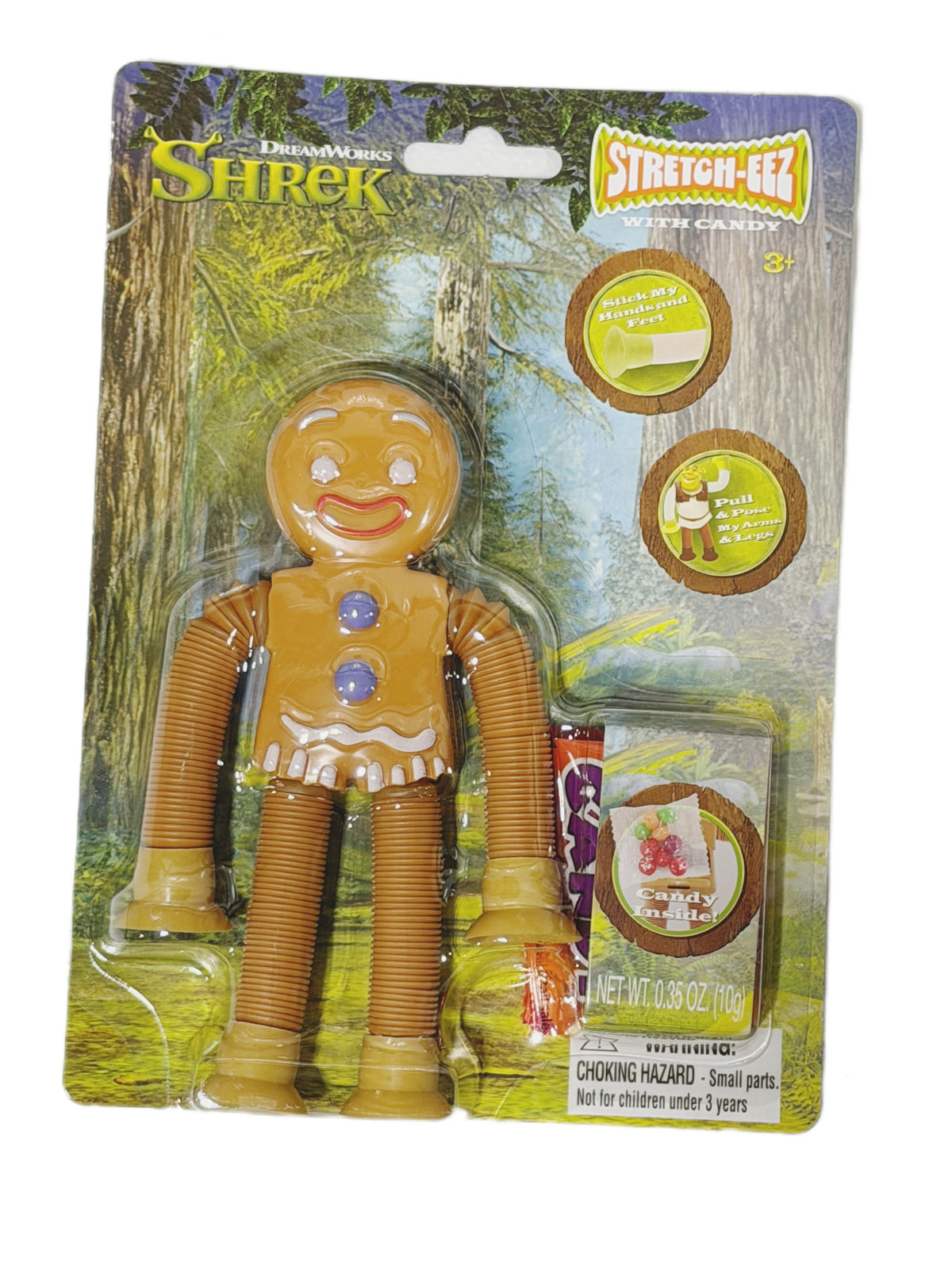 Shrek & Gingy Stretch-Eez Candy Toy – Assorted