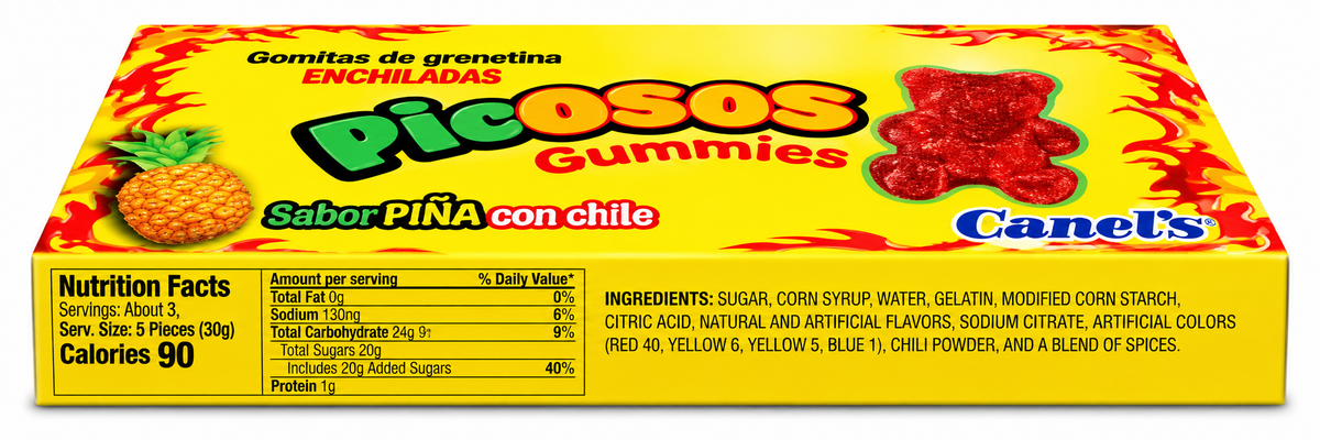 Canel’s Picosos Pineapple con Chile Gummies – 85 g