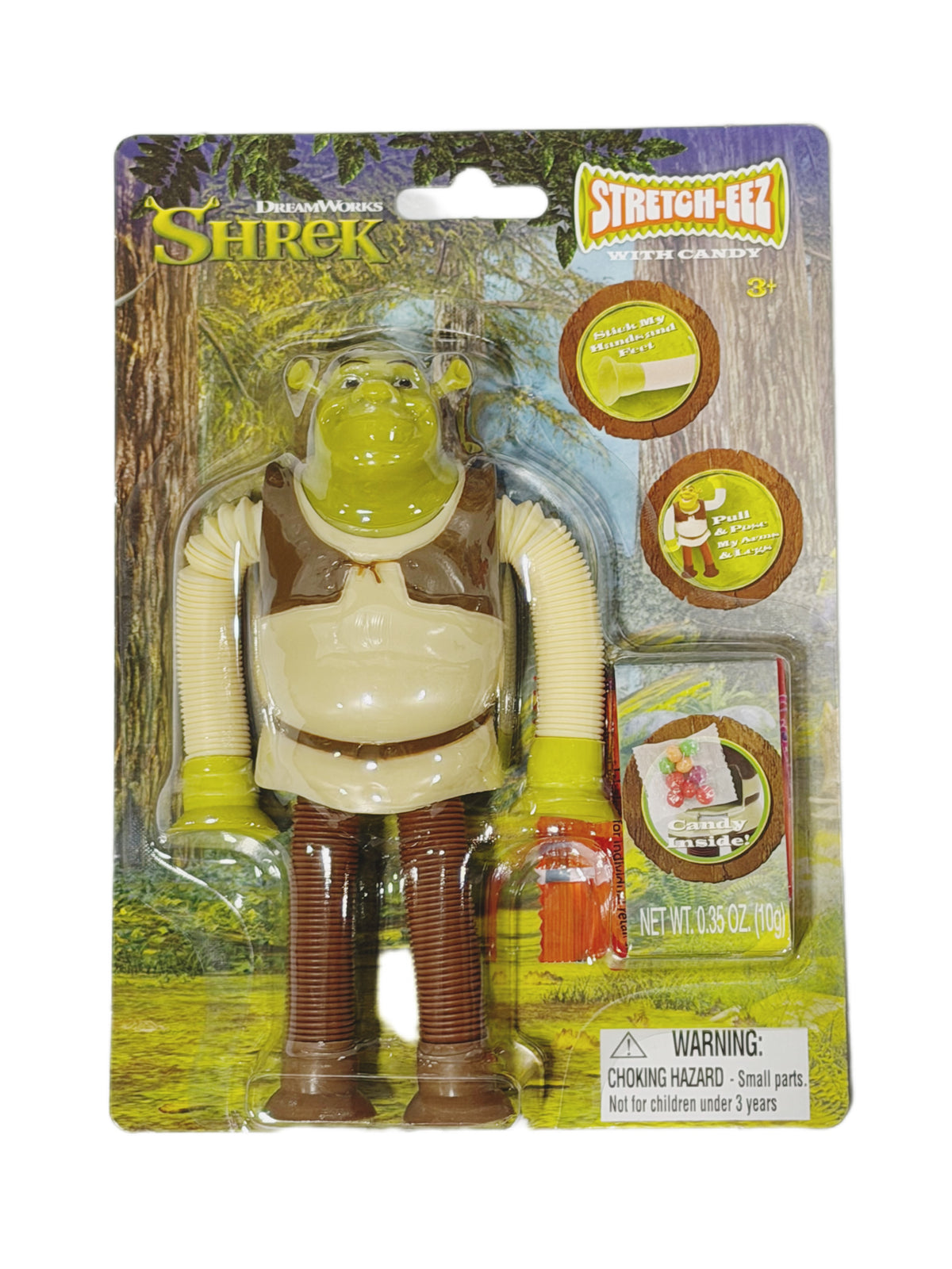 Shrek & Gingy Stretch-Eez Candy Toy – Assorted