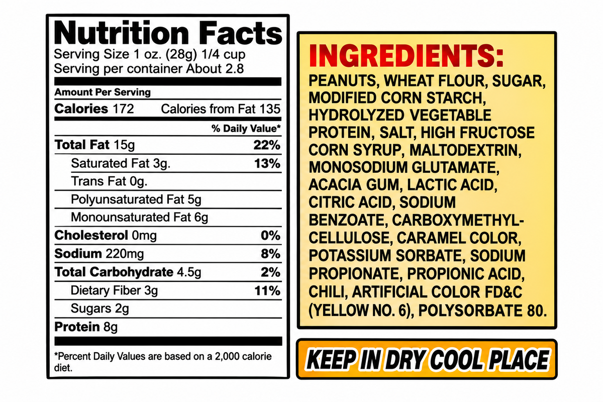 Parga Japanese Peanuts – 2.8 oz