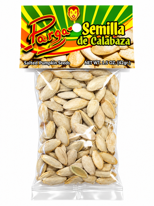 Pargas Semilla de Calabaza – Salted Pumpkin Seeds 1.5 oz