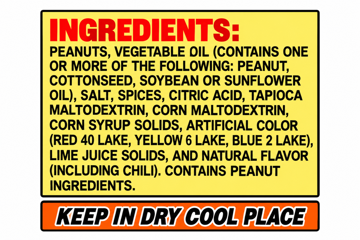 Pargas Cantina Mix – Chili Peanuts & Chips 2.8 oz