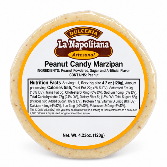 La Napolitana Peanut Candy Marzipan – 4.23 oz