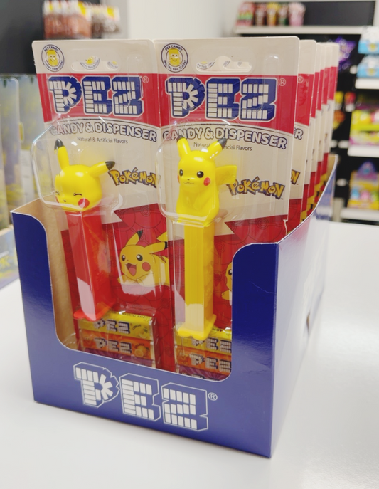 Pokémon PEZ Candy Dispenser Assortment + 3 Candy Rolls