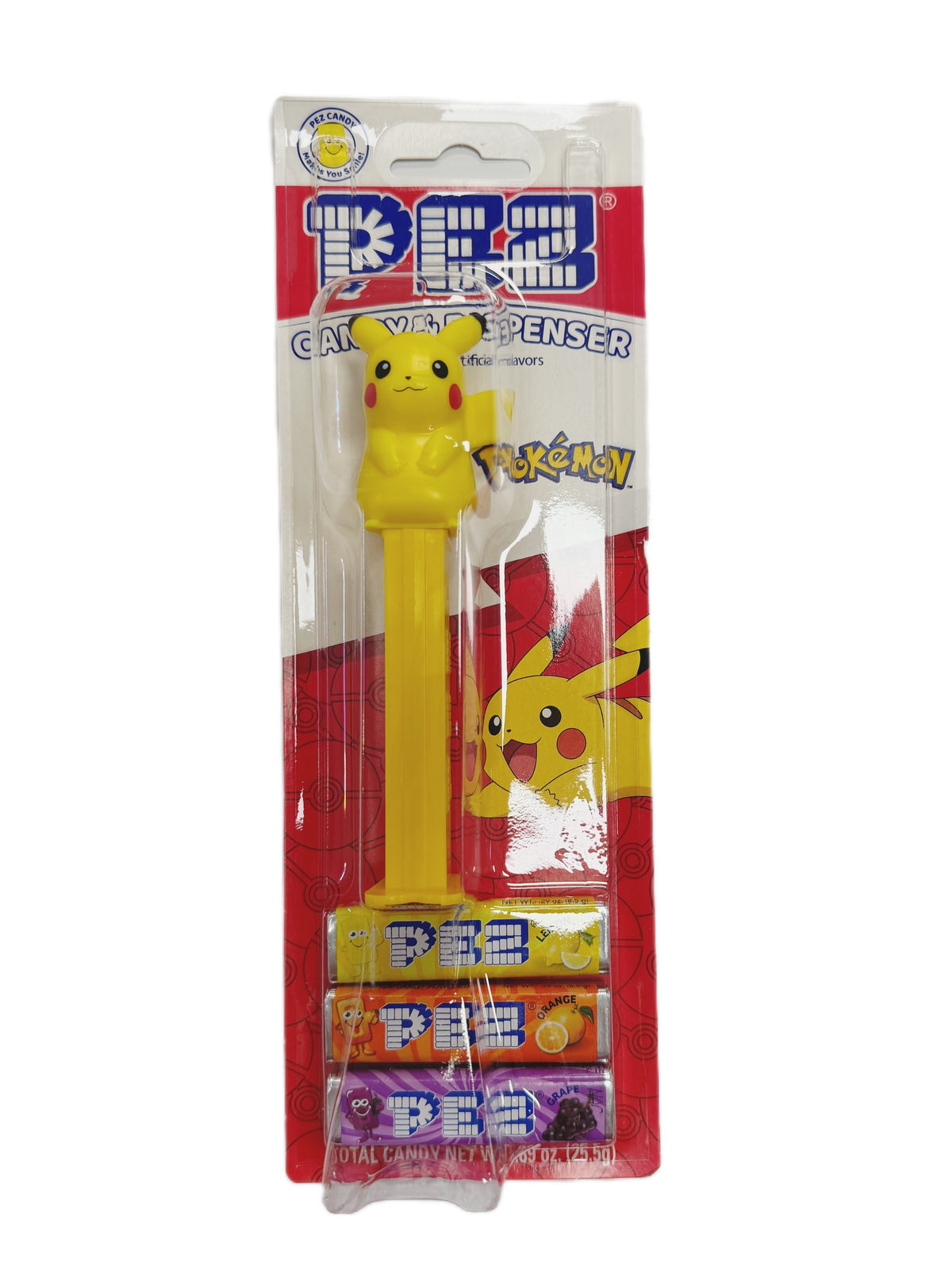 Pokémon PEZ Candy Dispenser Assortment + 3 Candy Rolls