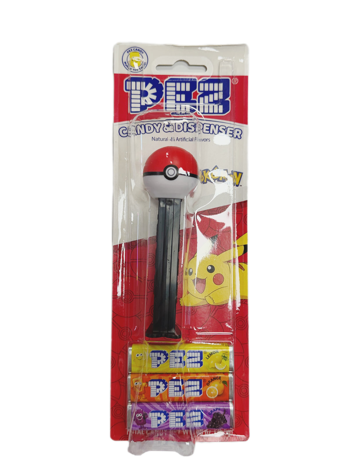 Pokémon PEZ Candy Dispenser Assortment + 3 Candy Rolls