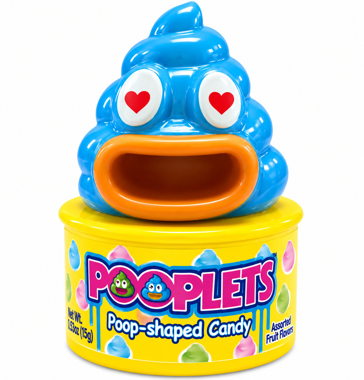 Pooplets Poop-Shaped Candy – Assorted Fruit Flavor 0.53 oz