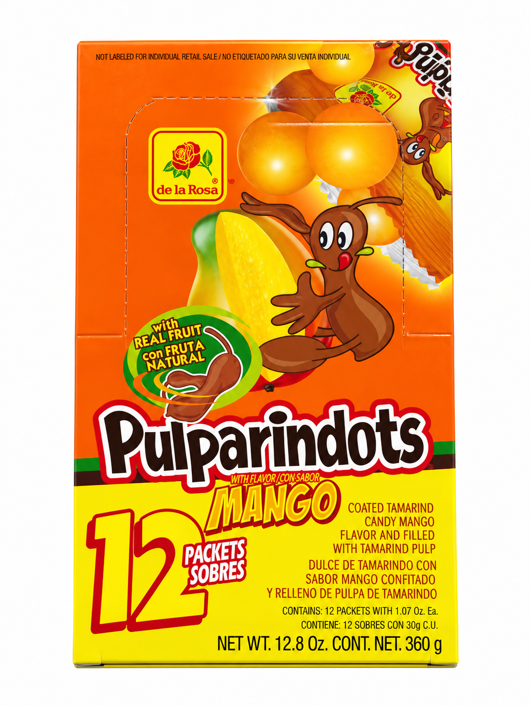 De La Rosa Pulparindots Mango Tamarind Candy