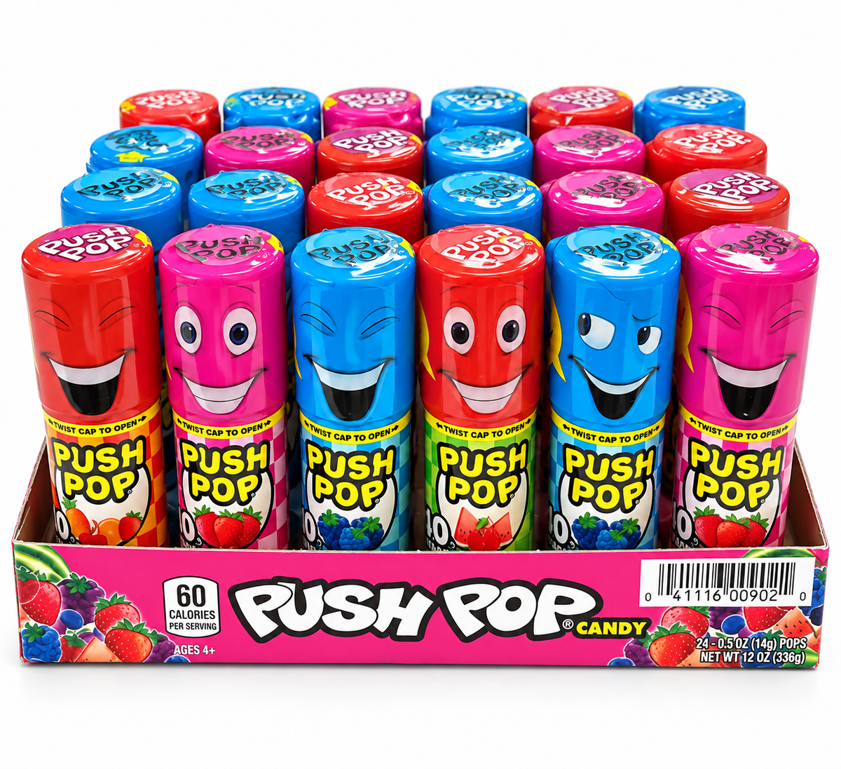 Push Pop Assorted Fruit Candy – 0.5 oz