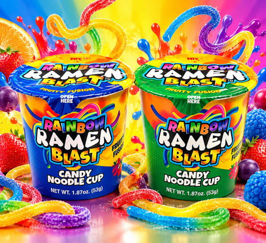 Rainbow Ramen Blast Candy Noodle Cup – 1.87 oz