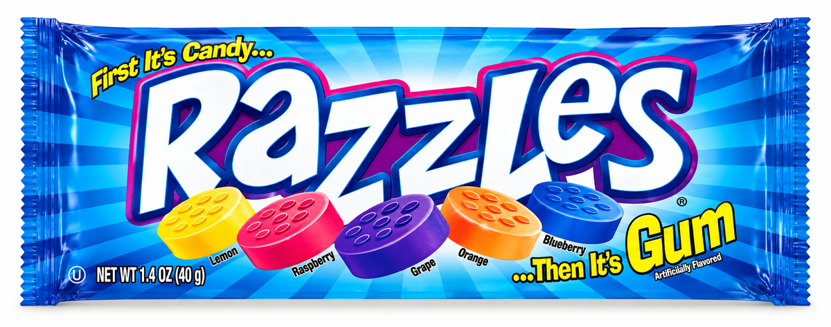 Razzles Candy & Gum – 1.4 oz