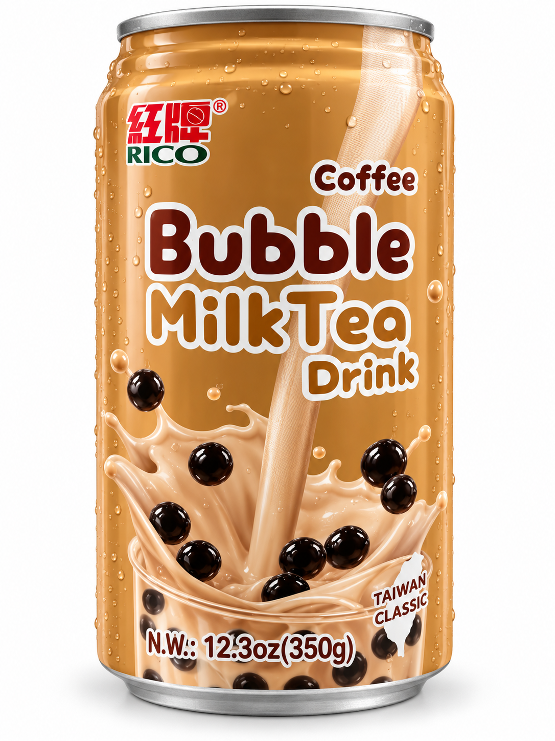 Rico Coffee Bubble Milk Tea Drink – 12.3 oz