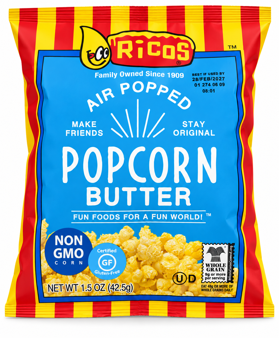 Rico's Air Popped Popcorn – Choose Your Flavor