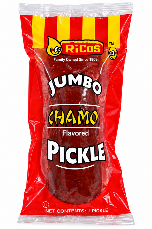 Rico’s Jumbo Chamoy Flavored Pickle
