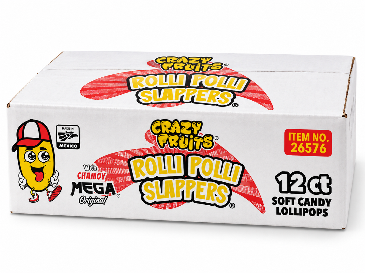 Crazy Fruits Rolli Polli Slappers with Chamoy – 3.92 oz