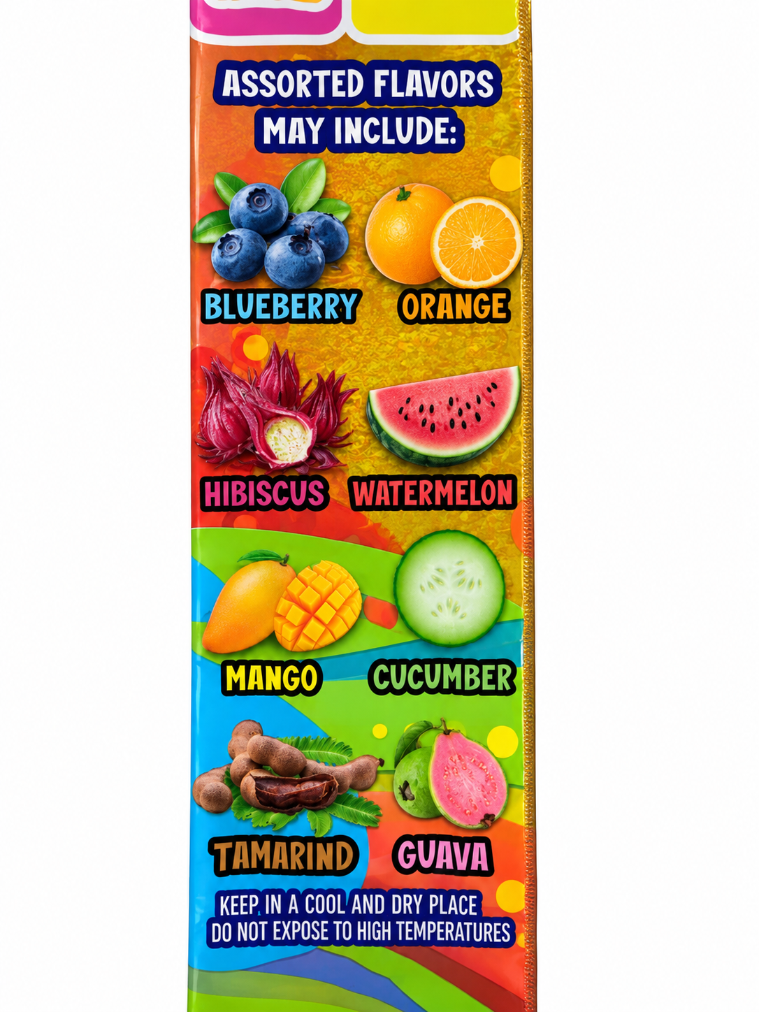 Crazy Fruits Rolli Polli Slappers with Chamoy – 3.92 oz