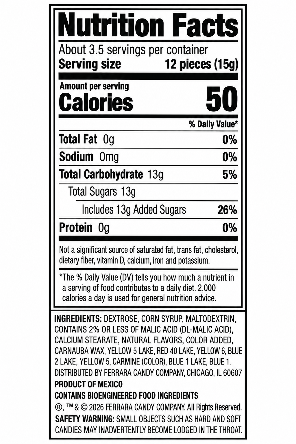 Runts Original Fruit Candy – 2 oz