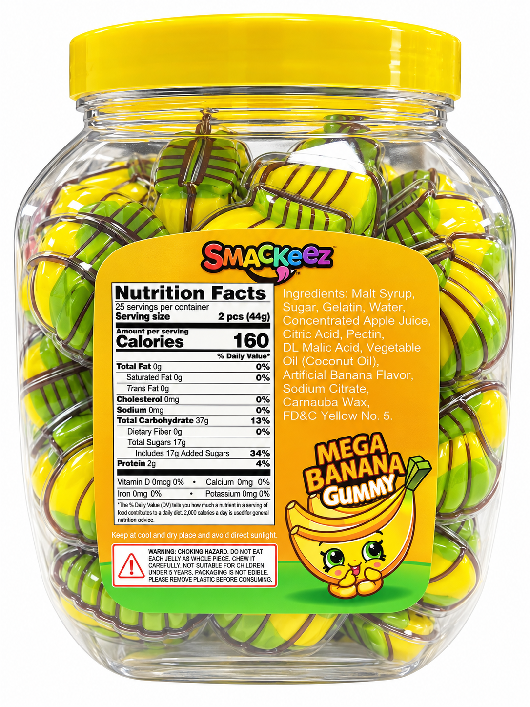 Smackeez Mega Banana Gummy