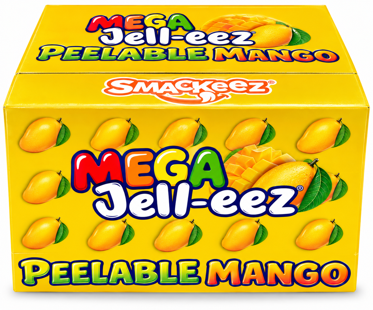 Mango Smackeez Mega Jell-eez Peelable Gummy Candy