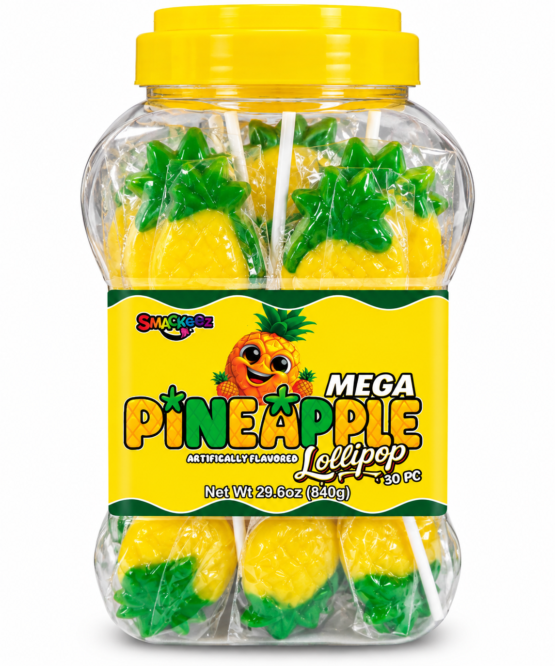 Smackeez Mega Pineapple Lollipop