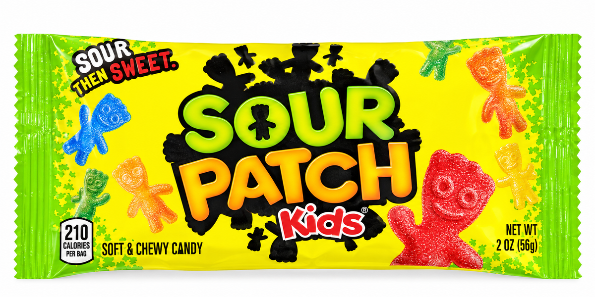 Sour Patch Kids Original Soft & Chewy Candy – 2 oz