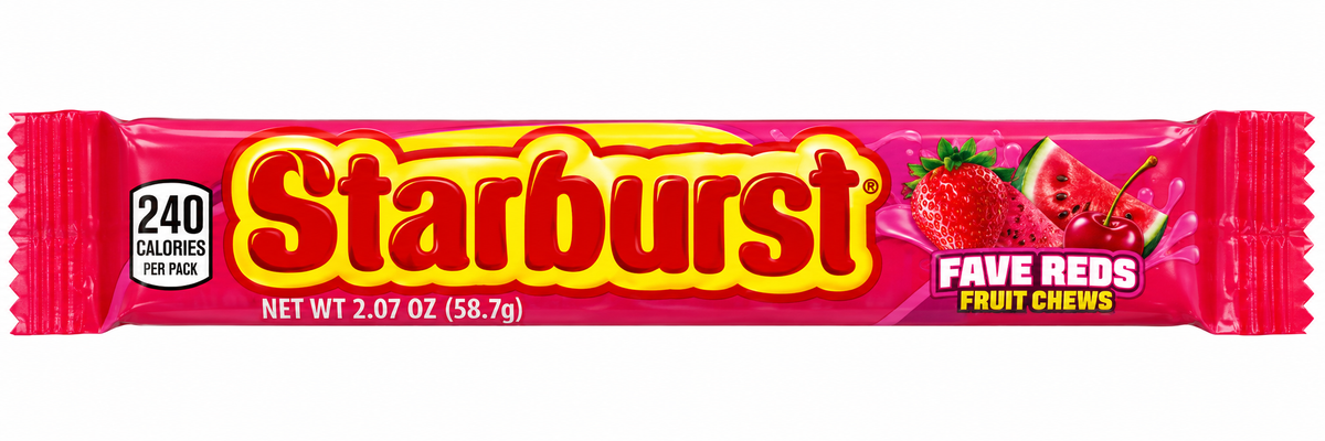 Starburst Fruit Chews – Choose Your Flavor