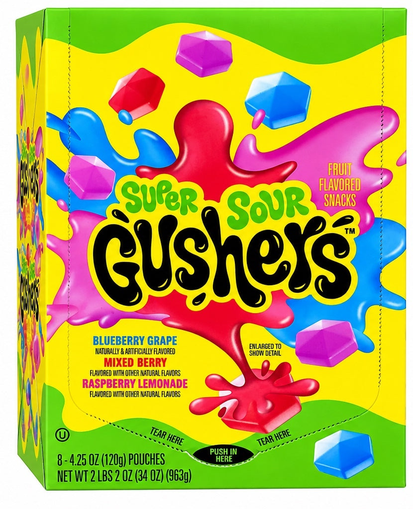 Gushers Super Sour  – 4.25 oz