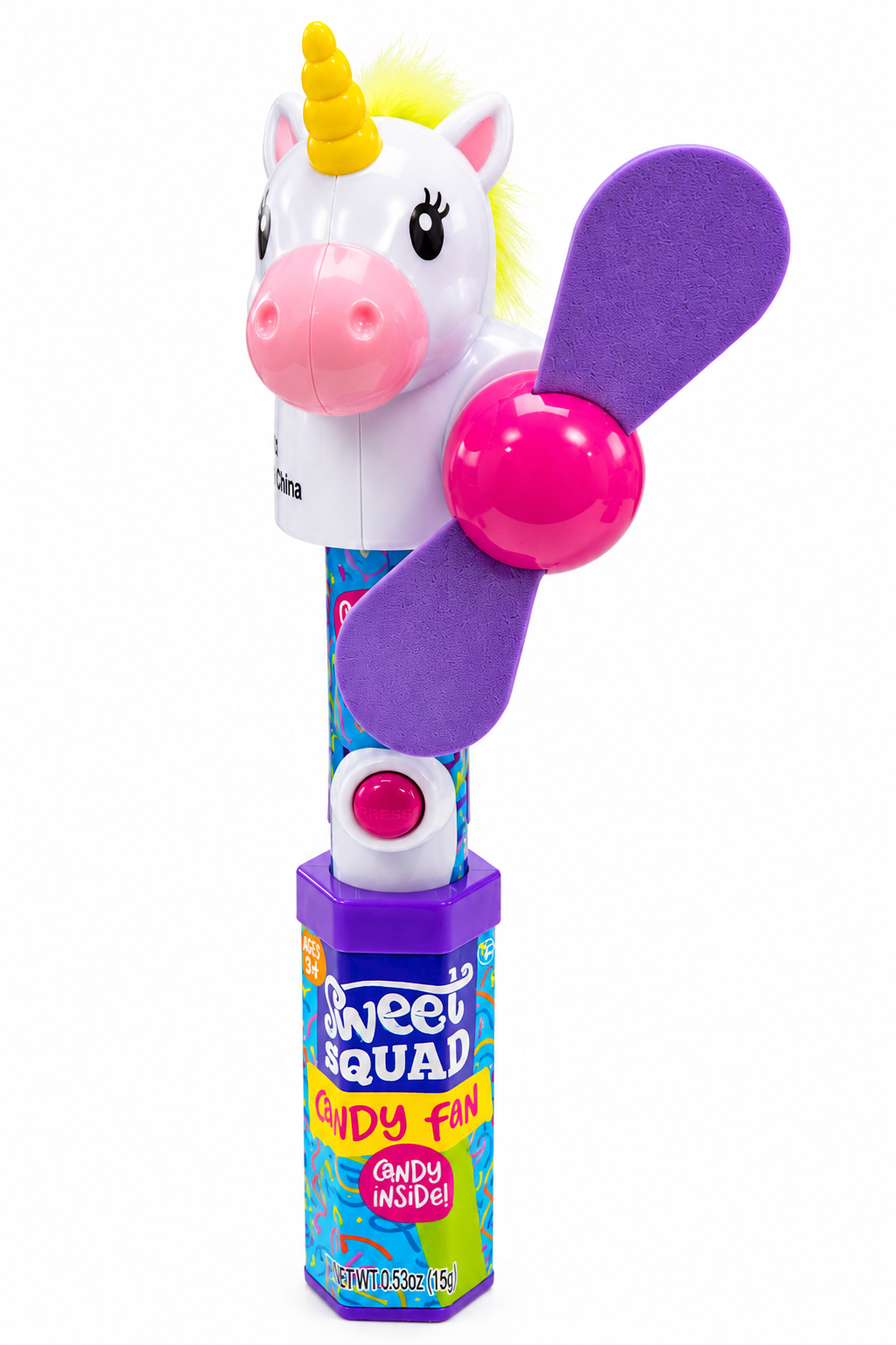 Sweet Squad Candy Fan- Fruit Flavored Candy Fan - 0.53oz