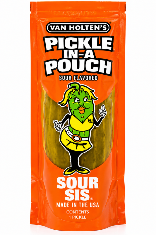 Van Holten’s Sour Sis Sour Pickle-In-A-Pouch